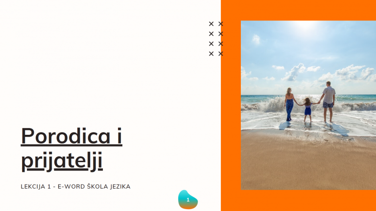 Serbian language Family and friends course