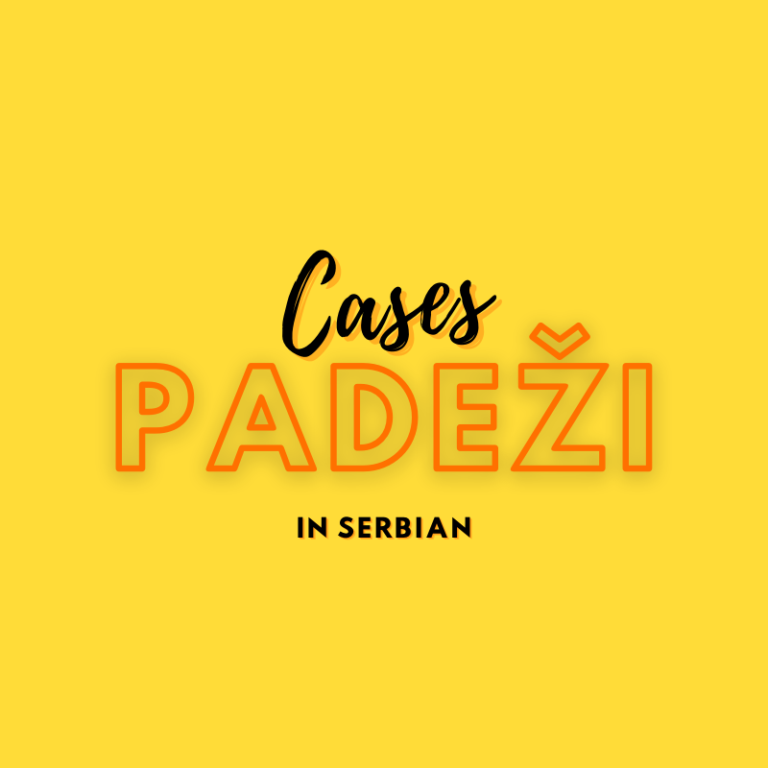 cases padezi in serbian